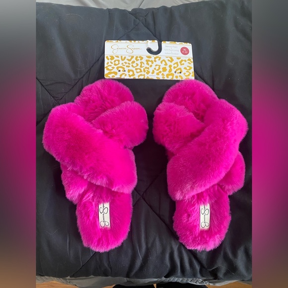 Pink Jessica Simpson memory foam slippers size XL 9–10 - Picture 2 of 2